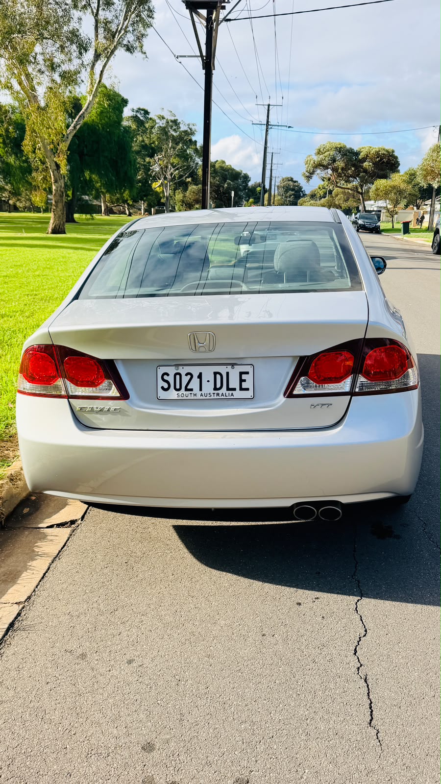 2009 Honda Civic VTi — rear, driver side