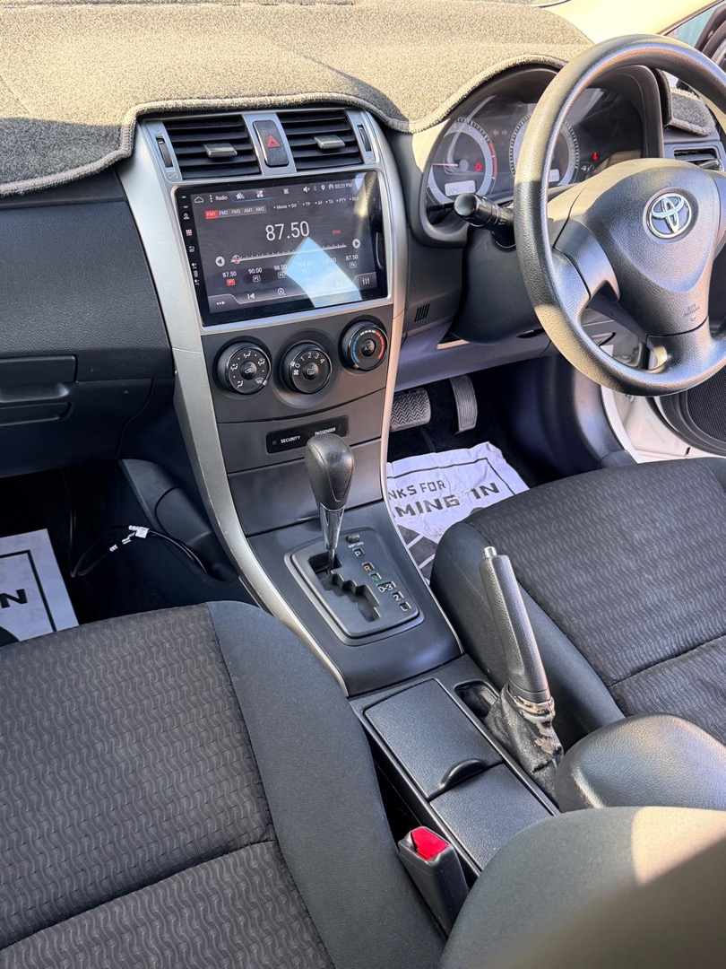 2008 Toyota Corolla Ascent — dashboard